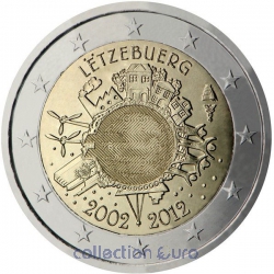 Area Euro coin of Euro 2€ 2012