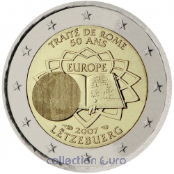 Area Euro coin of Euro 2€ 2007