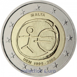 Coin Area Euro Malta 2009